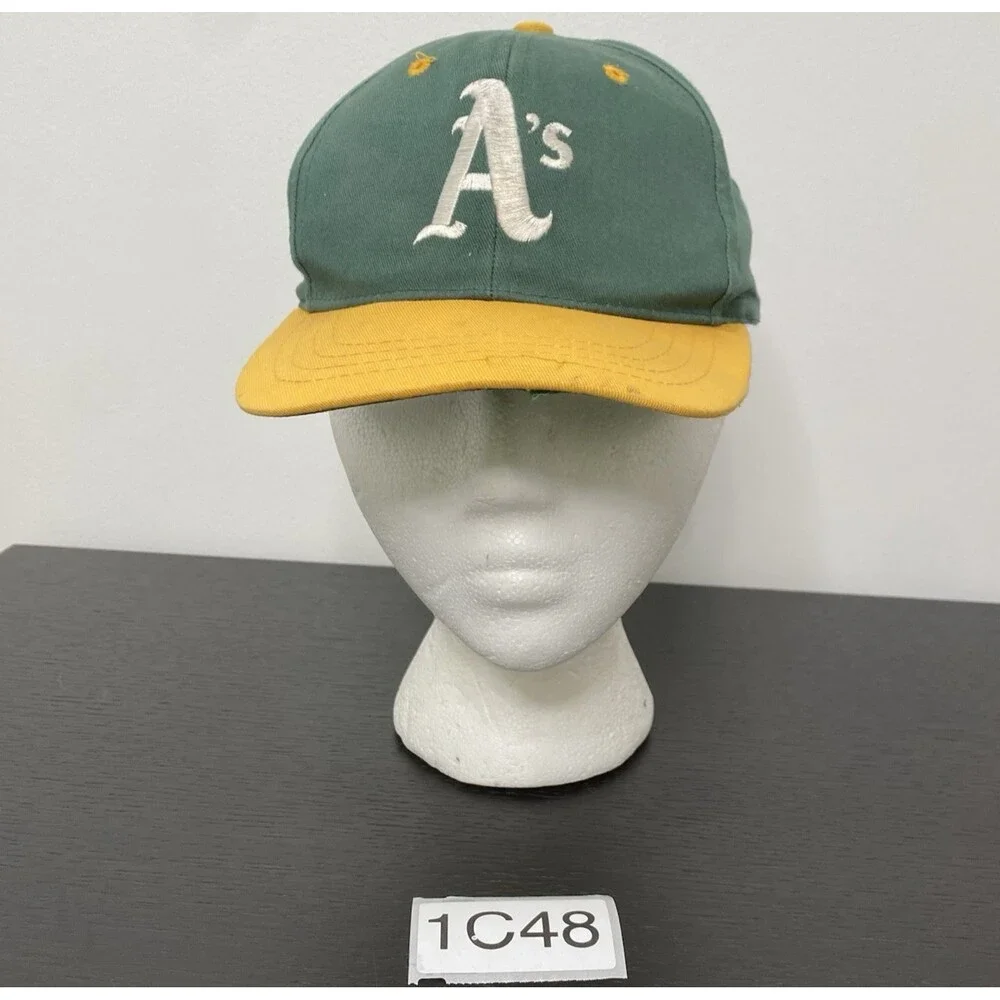 Vintage Oakland A’s Toddler Baseball Cap Hat Green MLB Genuine Merchandise Snap